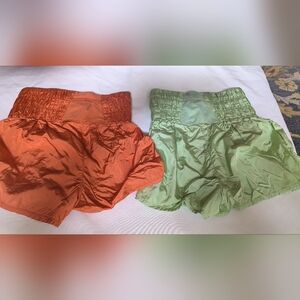 Two Pair Of Free People Movement Running Shorts